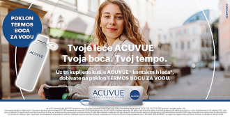 🌸 Proljetna Acuvue akcija: 3 kutije + poklon termos boca!